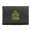 queens are born in 1990 Accessory Pouches