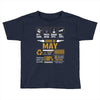Born May Multitasking Problem Solving Tees Toddler T-shirt