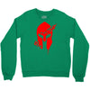 bullshirt's mens bloodied Crewneck Sweatshirt
