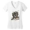 the weight of the world Women's V-Neck T-Shirt