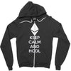 Keep Calm And Hodl Ethereum Zipper Hoodie