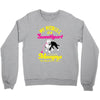 my pitbull is a sweetheart Crewneck Sweatshirt