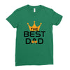 The Best Dad Ladies Fitted T-Shirt