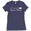 sperm donor humor Ladies Fitted T-Shirt