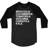 vegan 3/4 Sleeve Shirt