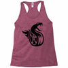 fangs dragon Racerback Tank
