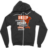 devoted boxer Zipper Hoodie