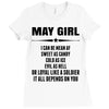 Super May Girl Ladies Fitted T-Shirt