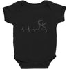 hunting heartbeat Baby Bodysuit