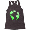 Earth Themed Funny Racerback Tank