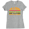 i'm a dude Ladies Fitted T-Shirt
