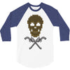 skull bullets 3/4 Sleeve Shirt