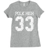 polk high Ladies Fitted T-Shirt