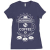coffee &amp; contemplation Ladies Fitted T-Shirt