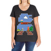 Mario Games Ladies Curvy T-Shirt