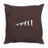 icke evolution Throw Pillow