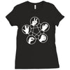 schere stein papier echse spock Ladies Fitted T-Shirt