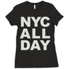 nyc all day Ladies Fitted T-Shirt