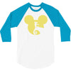mickey skellington 3/4 Sleeve Shirt