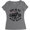 ride or die Women's Triblend Scoop T-shirt