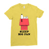 Sleep Big Fan Ladies Fitted T-Shirt