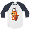 brave kitty 3/4 Sleeve Shirt
