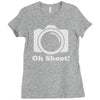 oh shoot camera Ladies Fitted T-Shirt