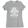Opa The Man The Myth The Legend Ladies Fitted T-Shirt