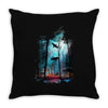 shark forest Throw Pillow