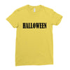 halloween Ladies Fitted T-Shirt