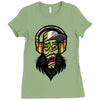 zombi hop hop Ladies Fitted T-Shirt