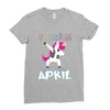 Born Unicorns-Born April Ladies Fitted T-Shirt