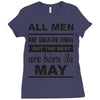 all men are created equal may Ladies Fitted T-Shirt