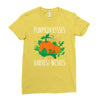 pumpkin kisses Ladies Fitted T-Shirt