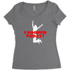 i pooped today Women's Triblend Scoop T-shirt