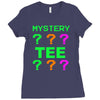 mystery tee shirt random funny cheap t shirt pop culture hipster graph Ladies Fitted T-Shirt