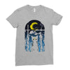 moon visitor Ladies Fitted T-Shirt