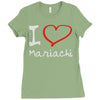 i love mariachi Ladies Fitted T-Shirt