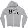 problem solved funny t shirt marriage wife beer s 3xl Zipper Hoodie