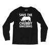 save the chubby unicorns Long Sleeve Shirts