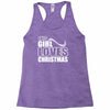 this girl loves christmas Racerback Tank