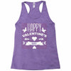 happy valentine's day Racerback Tank