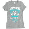 autism dad Ladies Fitted T-Shirt