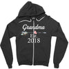 Grandma est.2018 Zipper Hoodie