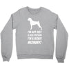 not just a dog person i'm a boxer mommy! Crewneck Sweatshirt