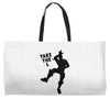 fortnite take the L black logo Weekender Totes
