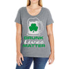 drunk lives matter Ladies Curvy T-Shirt