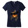 pumpkin time! Women's V-Neck T-Shirt