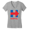 hillary hospital Women's V-Neck T-Shirt
