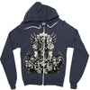 camisa de los muertos Zipper Hoodie